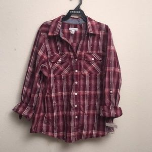 Maroon Flannel